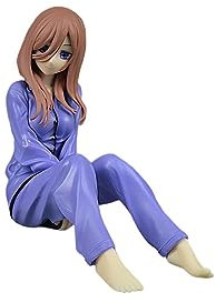 Luxetoys Nakano Miku Anime Figuren The Quintessential Quintuplets Charakterfigur mit Nachthemd 12cm Modell Statue zur Dekoration