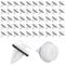 volumoon 50 Piezas Clips de Fijación de Automóviles, Clips Sujeción para Coche, Clips de Plástico Remache, Clips de Coche con Anillo de Sellado, Clips de Panel de Puerta Interiores