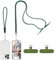 Andibro Universal Phone Lanyard, Adjustable Crossbody Phone Strap Anti-Theft Neck Shoulder Strap with 1 Wrist Strap 2 Patch(Green)