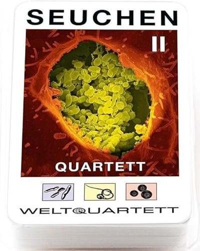 WESTCRAFT Spielquartett Karten Quartett Spiel Tyrannen I-IV Ungeziefer Marien-Erscheinung Junkfood Seuchen | (Seuchen 2)