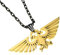 Starforged Warhammer 40000 Imperial Aquila WH40 Herren Halskette Edelstahl vergoldet Anhänger Edelstahl Kein Edelstein, Edelstahl, Kein Edelstein
