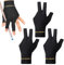 Atmungsaktive Billardhandschuhe, Snooker Handschuhe, 3 Finger Queue Handschuhe, Billard Handschuh, Snooker-Billardhandschuhe, Offene DREI-Finger-Billardhandschuhe, für Shooter, Snooker, Queue, 3 Stück