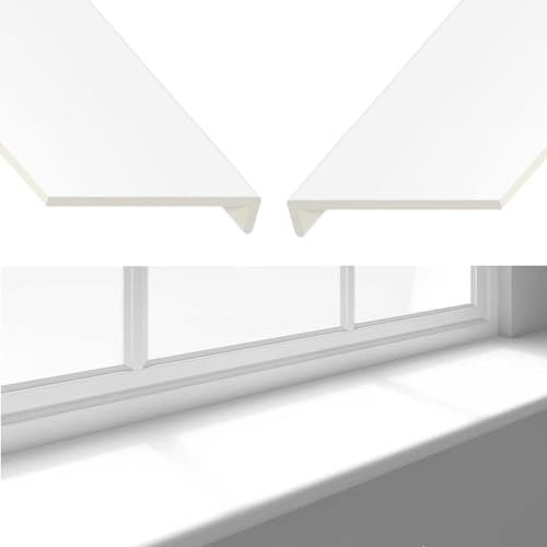 Window Sill Capping Board - Square Edge Window Board Sill Cover - Plastic Window Cill Cover - 300mm (W) x 1 Metre (L) x 9mm (T)