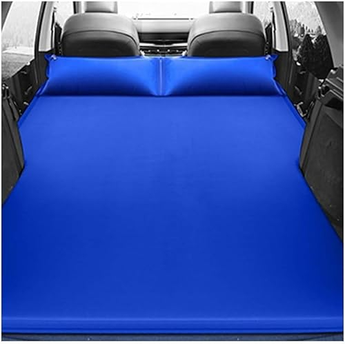 ASTRAE Auto Luftmatratze Für Touran 2016-2020,Auto komfortabel Aufblasbar Kissen,Bett Schlafkissen für Reisen Camping Outdoor Aktivitäten,B-Blue