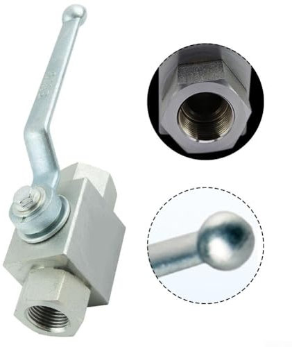 SUPAIDM Hydraulik-Kugelhahn für Hochdrucksysteme, Kohlenstoffstahlkonstruktion (NPT 3-8)