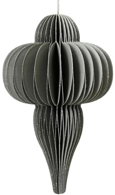 Decoris Ornament grau 20cm