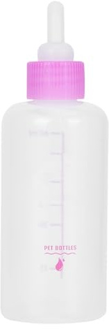 Kitten Bottle Feeding Kit, Kitten Milk Replacement Milk Nursing Care Kit 6PCS 60ml Kitten Bottles Kitten Milk Replacer Puppy Milk Feeder Puppy Bottles for Nursing for Newborn Dog