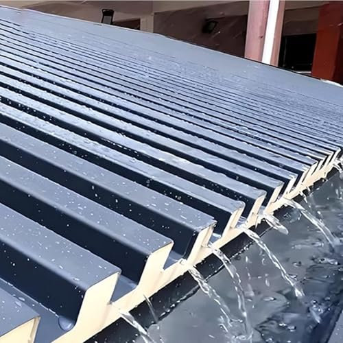Oracra Roof Sheets Pergola Roof Cover Waterproof, Insulated Roofing Sheets Panels, Thickened Siding Panels Polycarbonate Fill, Balcony Canopy DIY Roof Sheets(1pc,120cm(4ft))
