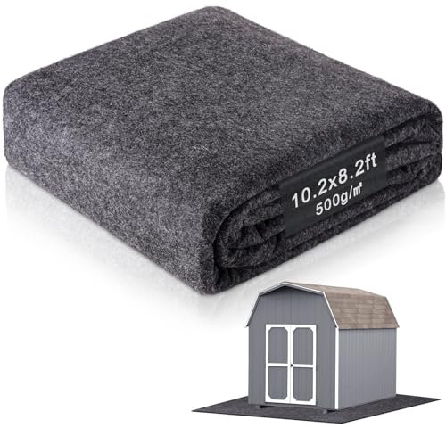 3,1 x 2,5 m Bodenmatte für den Außenbereich, wasserdicht, 2 mm verdickte, waschbare Möbel, staubdicht, Anti-Rutsch-Pad für Terrasse, Moto, Auto zum Schutz von Böden vor Verschleiß, Carport staubdichte