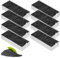 ‌‌YSWOVUO Lot de 8 Filtre à Charbon Actif pour Hottes - Compatible Siemens HZ9VRCR0 17004796, Bosch HEZ9VRUD0 17004811, Neff Z821VR0 17004806, Gaggenau CA282111, Haute Performance, Installation Facile
