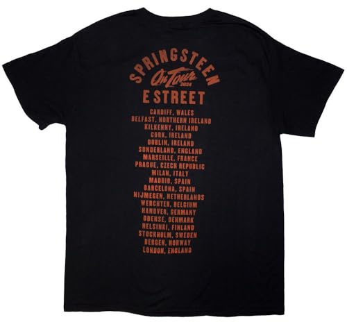 Rock Off officially licensed products Bruce Springsteen Tour 24 E Street Photo T Shirt