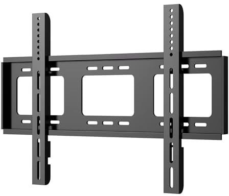 eBii TV Wall Bracket for 32-86 inch TVs, Ultra Slim Flat TV Wall Mount, Heavy Duty Supports 80KG, Universal TV Wall Bracket Fits all Brands with Maximum Vesa 600 * 400