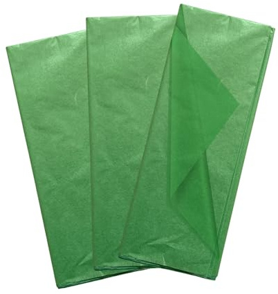 Pack of 10 Light Green Acid Free 50 x 70cm Tissue Paper Sheets