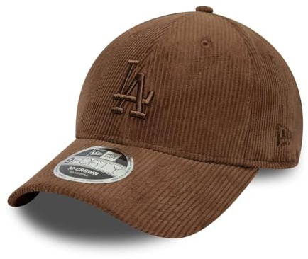 New Era MLB Properties Corduroy Dodgers CapEra Women/Men - Cotton Cap Baseball Metal Buckle, with Peak All-Season Spring Summer Autumn Winter