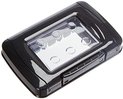 Gewiss 22452 PLACCA STAGNA 3P.Nero Toner Top SYS, Nero