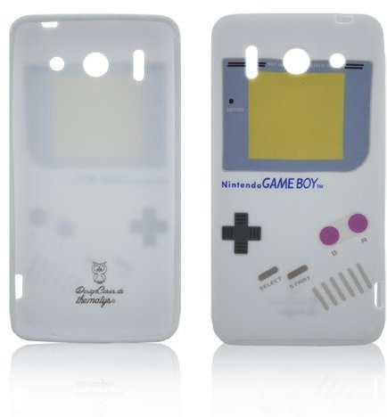 thematys Huawei Ascend G510 TPU Silikon Gameboy Retro Design Schutz Handy Hülle Case Tasche Etui Bumper