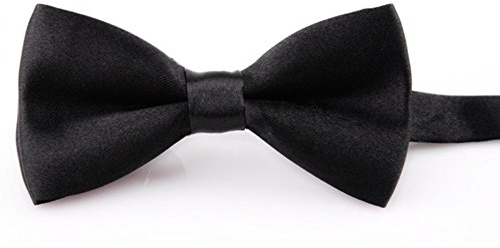 WS Kinderfliege KINDER FLIEGE uni verstellbar VIELE FARBEN (schwarz)