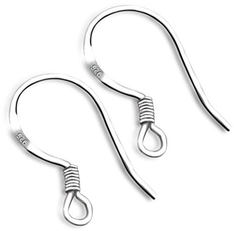 NT_Big Ohrringe mit Haken, Sterlingsilber, mit Spule