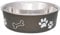 LOVING PETS Stainless Steel Bella Dog Bowl Non-Slip Dishwasher Safe & Bacteria Resistant Metallic Pet Dish - Espresso - Medium