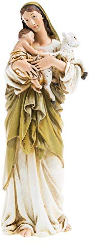 Joseph's Studio 15,2 cm Stein Kunstharz Virgin Mary Madonna Lamb Figur Statue Home