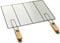 GRILLROSTPROFI Edelstahl-Grillrost mit abnehmbaren Handgriffen 60 x 40 cm