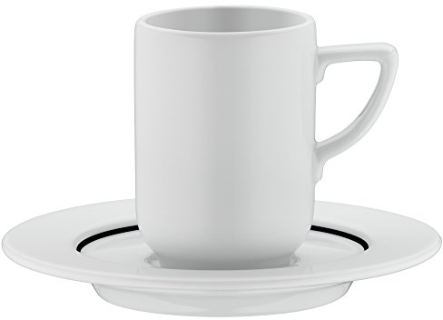 WMF Michalsky Espressotasse, mit Untertasse Tableware, dekotiert Porzellan, spülmaschinengeeignet