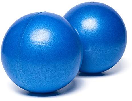 LTWHOME Yoga 8/20cm Blauer Ball Gymnastikball Over Ball Bender(2 Stück)