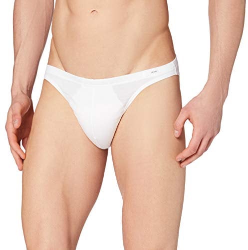 Hom Premium Cotton Micro Pantaloni, Bianco (Blanc 0003), Medium Uomo