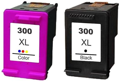 XL Druckerpatronen-Set kompatibel mit HP 300 XL schwarz + Color, für DeskJet D 1600, D 1658, D 1660, D 1663, D 2530, D 2545, D 2560, D 2563, D 2566, D 2600...