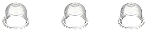 QAZAKY Lot de 3 ampoules d'amorçage pour tronçonneuse, débroussailleuse, souffleur, Homelite Echo Stihl Ryobi Poulan McCulloch Zama C1Q C1U C1M Series Carburateur 0057003 0057004 0058001 12538108660