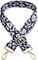 Mode Damen Taschengurt Bunter Schultergurt längenverstellbarer breiter Tragegurt Schultergurt für Handtaschen 78-140cm-Schultergurt für Handtaschen DIY Zubehör, Golden Haken Grau, 78-140cm