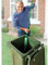 Generic Wheelie Bin Cleaner Loofah Extends 160cm, Microfiber Head, Green