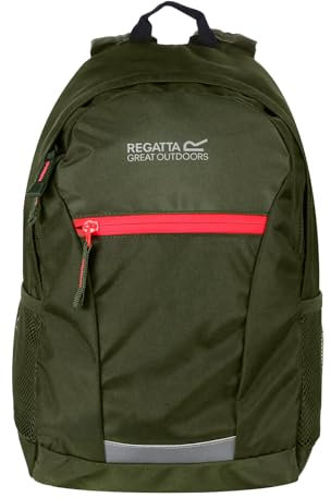 Regatta Kinder Rucksack Jaxon III 10L, Farbe:Grün, Artikel:-I1T cypres/diva pink