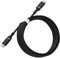 OtterBox Reinforced USB-C to USB-C Cable, Fast Charging Cable for Smartphone and Tablet, Ultra-Rugged, Bend and Flex Tested, 3M, Black