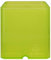 Exacompta - Ref 67797D - Linicolor Pen-Cube Pen Pot - 74 x 74 x 93mm, Modern & Space-Saving, 2 Distinct Sections for Pens & Pencils - Translucent Apple Green