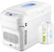 Frigo RéFrigéRateur Congelateur Glaciere Mini Réfrigérateur 12V-24V / 220V-240V de voiture réfrigérateur de voiture Cooler Box double usage chaud/froid Portable IceBox Petit congélateur, Blanc-35L
