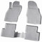 Recambo 3D Gummi Fußmatten kompatibel für OPEL Corsa D Corsa E | BJ 2006-2019 | Auto Gummimatten | Passgenau | mit Rand | grau