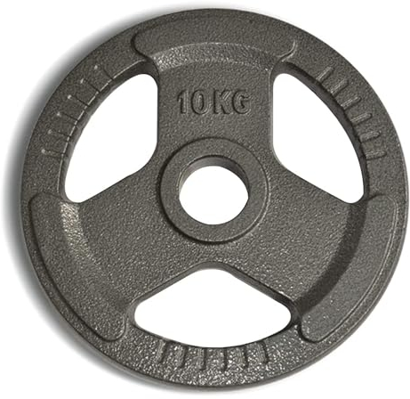 AJX 2-inch Olympic Tri Grip Cast Iron hammerton Plate Sets For Fitness And Weightlifting 7.5, 10, And 15kg Pairs and Range of Weights & Sizes Sold Separately (7.5 x 2 = 15)