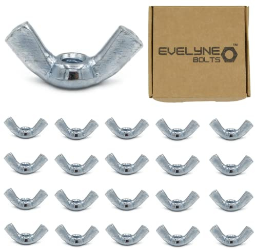 M4 (4mm) Wing Nuts - Steel (Pack of 20)