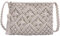 EVEOUT Pochettes et Clutches Femme Sac à bandoulière en Paille Ancien Sac tissé à la Main Sac de Plage d'été Blanc