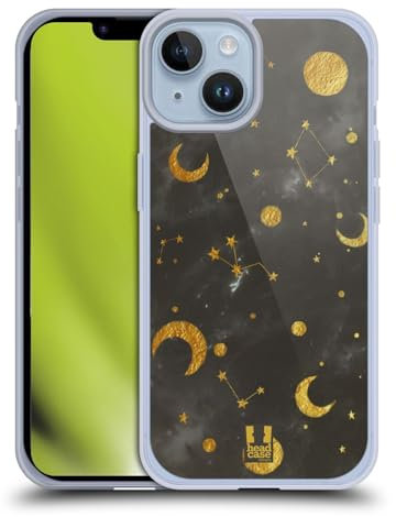 Head Case Designs Costellazione Galassia Marmorea Custodia in Gel [Protezione di Grado Militare] Compatibile con Apple iPhone 14 E Compatibile con MagSafe