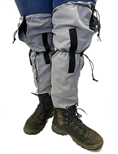 Purple Turtle Leech Socks - Anti-Blutegel-Schutz Oversocks, grau, S