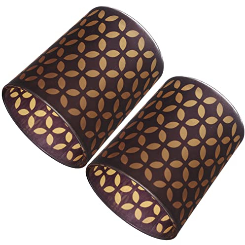 OSALADI 2pièces Coupelles à Bougies Unies Verre Supports pour Chandeliers avec Protection Anti-Gouttes Coupelles à Bougies Simples pour Décoration Intérieure