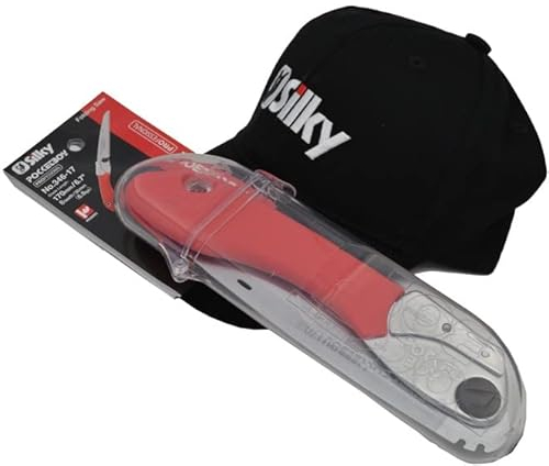 Silky 346-17 Folding Pruning Saw Large Teeth 170mm c/w Baseball Cap
