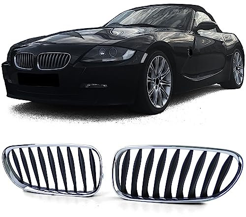 Sport Kühlergrill Schwarz Chrom passend für BMW Z4 E85 E86 02-09