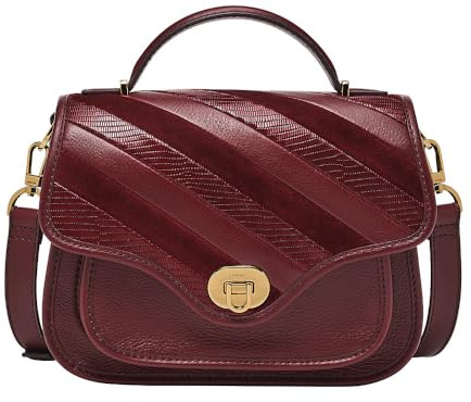 Fossil Damentasche Heritage, Leder Patchwork Top Handle, L: 24,1 cm, B: 7,6 cm, H: 17,8 cm, ZB1934243