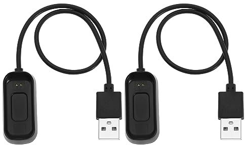 The Lord of the Tools 2 X Magnetisches Armband Ladekabel, Praktische Ladeunterstützung, Kompatibel mit Oppo OnePlus Band/Band, Eva SmartWatch, Ersatz-Ladekabel, Schwarz, 1 M