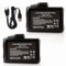 Batteries rechargeables Li-polymère 7,4 V 2200 mAh/3500 mAh/5000 mAh pour batteries chauffantes, gants, mitaines, chaussettes chauffantes (3500 mAh)