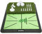 TOMSHOO Golf Impact Mat, Analyzes Swing Path Correct Hitting Action, Partitioned Golf Tee Practice Mat, Putting Simulation, With Ball Tray Rubber Base Indoor Outdoor Hitting Pad