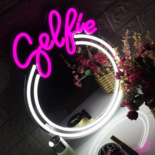 Fespcj LED Neon Queen Farbige Lichter hell und weich Kinderzimmer Mädchen Geschenke Schlafsaal Bar Shop Café Salon Büro Lounge für kontrollierte Beleuchtung,einstellbarer Lichtstärkeregler